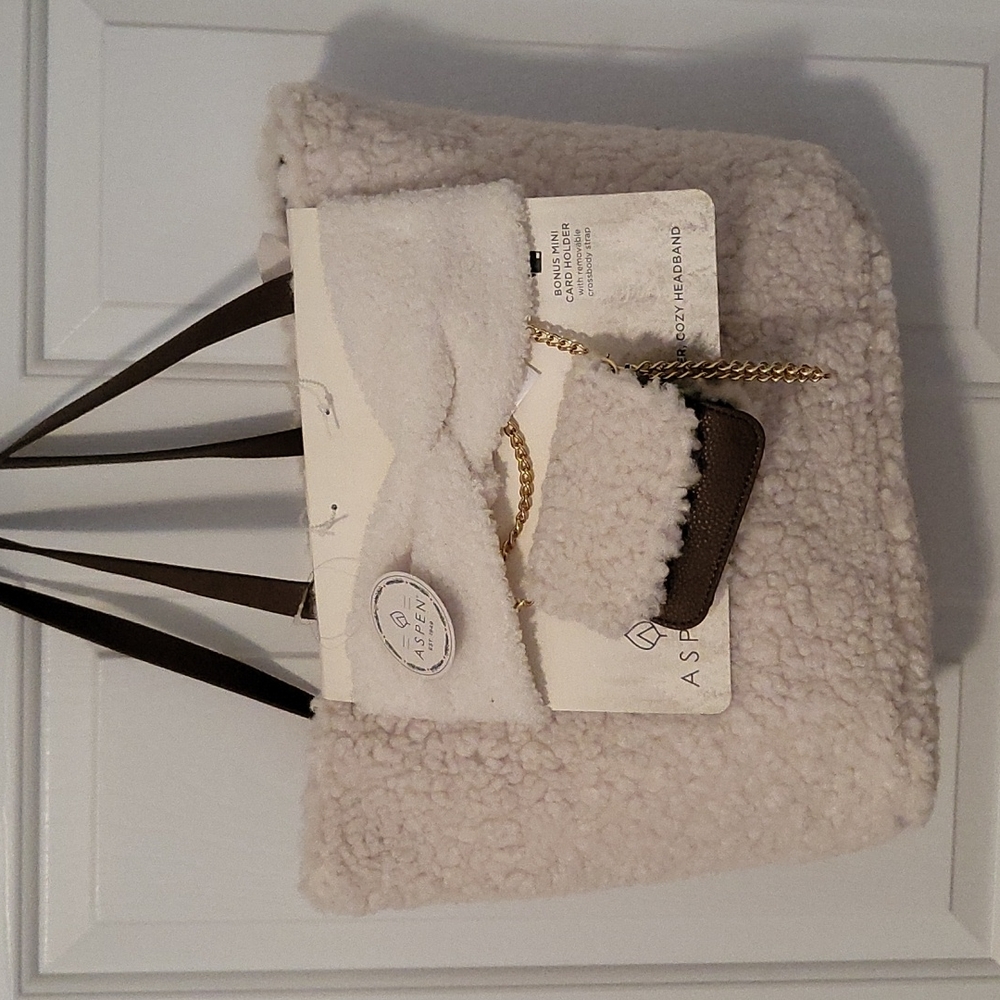 Aspen sherpa tote bag